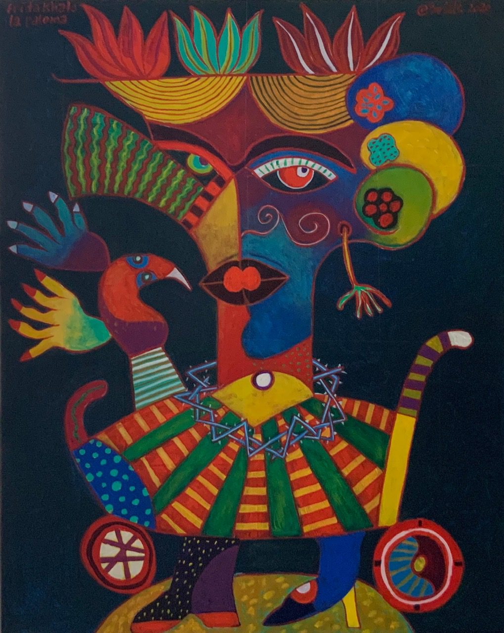 Frida Kahlo....La paloma - Clemens Briels, images from unknown sources